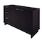 Manhattan Comfort Granville 55.07 Sideboard in Black SB-5002 - alternate 2